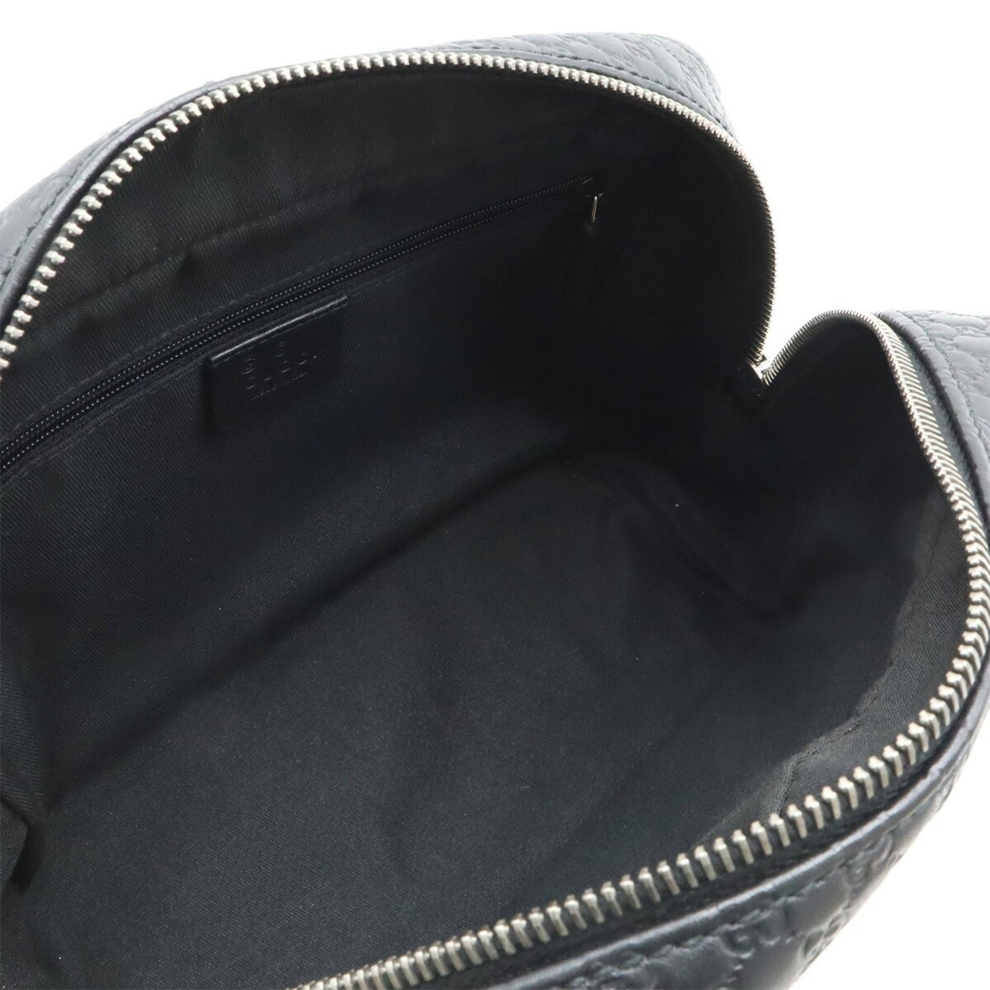 Gucci Black Leather Guccissima