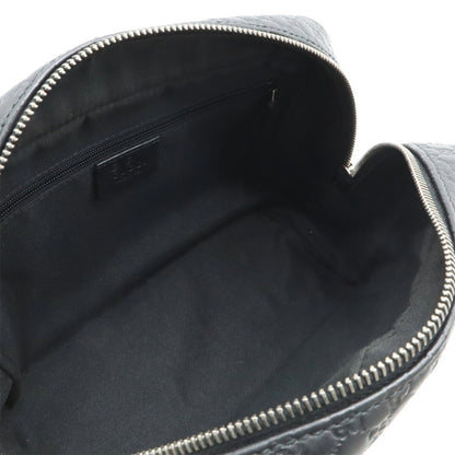 Gucci Black Leather Guccissima