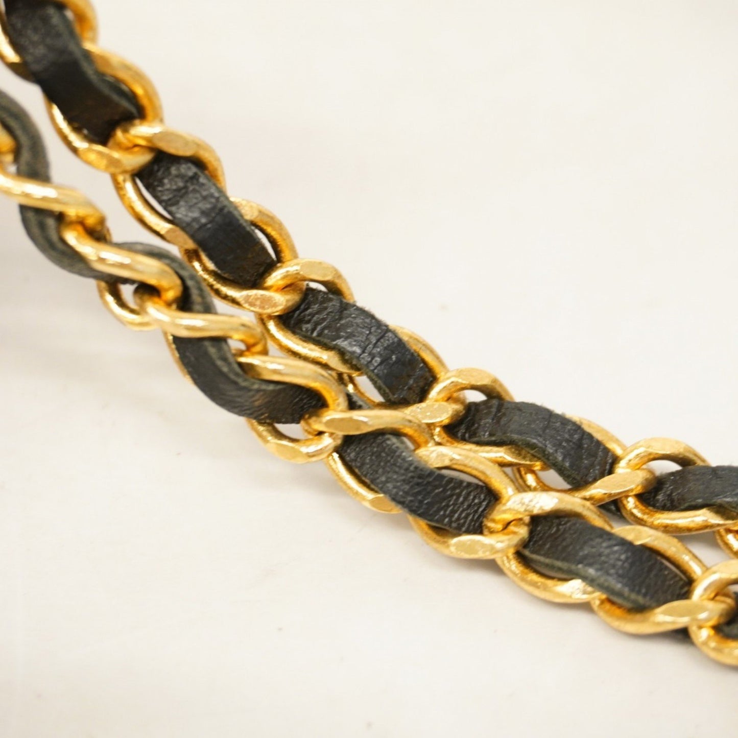 Chanel Black Gold Plated Coco Mark