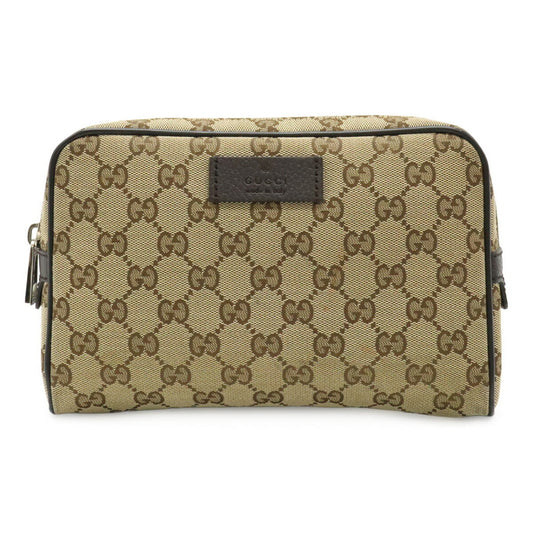 Gucci Brown Canvas, Leather Gg Canvas