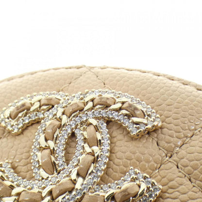 Chanel Brown Leather Round Mini