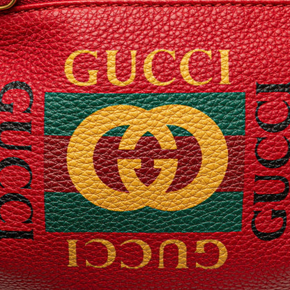 Gucci Red Leather Belt Bag