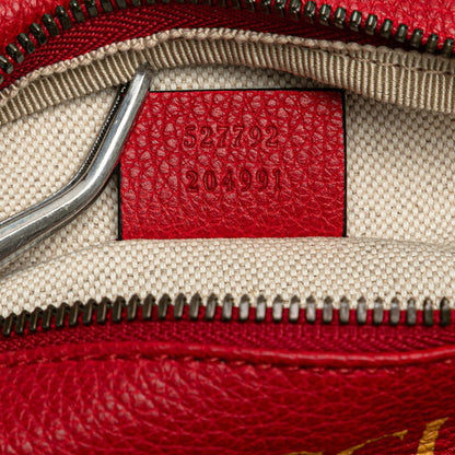 Gucci Red Leather Belt Bag