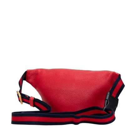 Gucci Red Leather Belt Bag