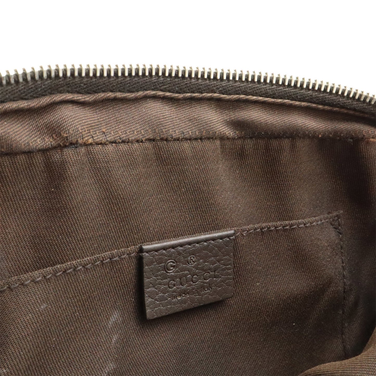 Gucci Brown Canvas, Leather Gg Canvas