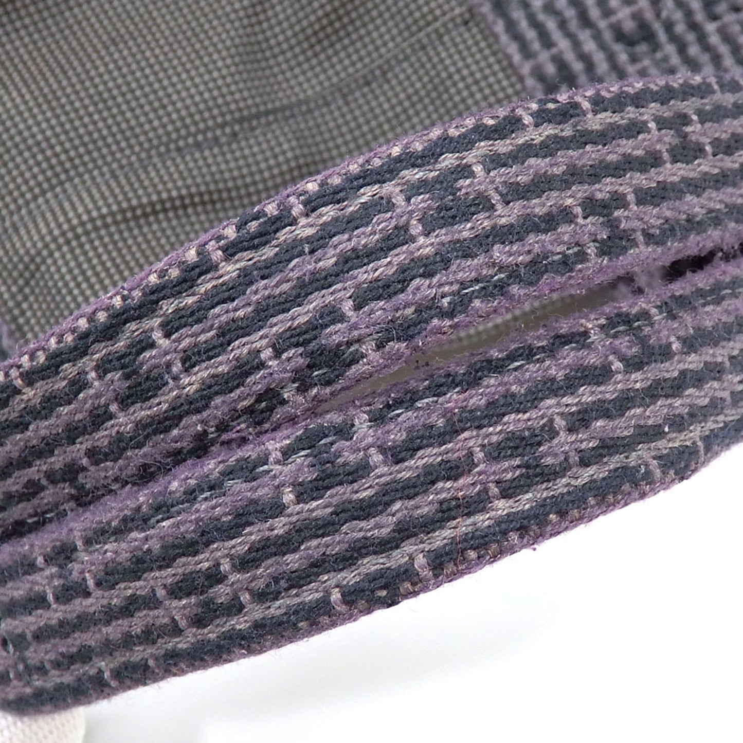 Hermès Gray Canvas Herline