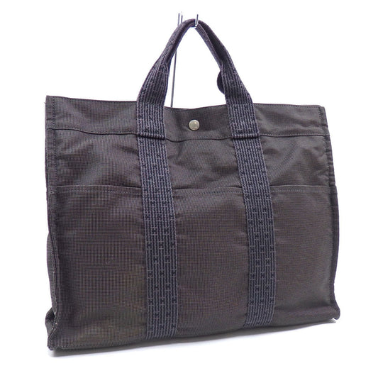 Hermès Gray Canvas Herline