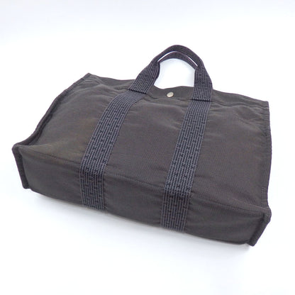 Hermès Gray Canvas Herline