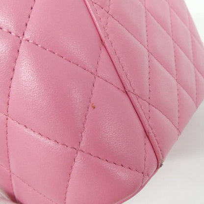 Chanel Pink Leather Vanity