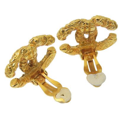 Chanel Gold Gold Plated Coco Mark
