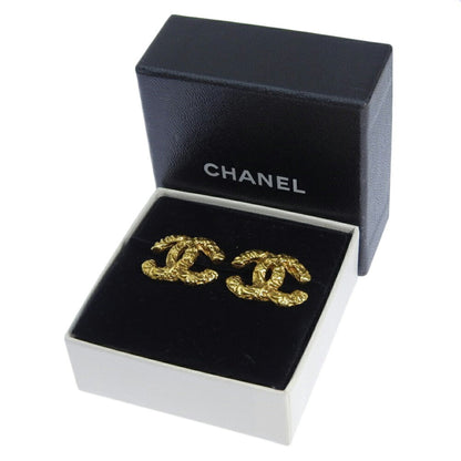 Chanel Gold Gold Plated Coco Mark