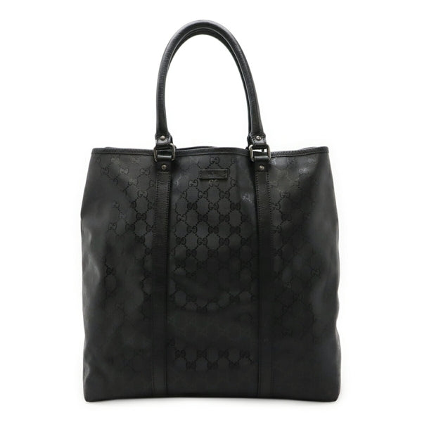 Gucci Black Leather Guccissima