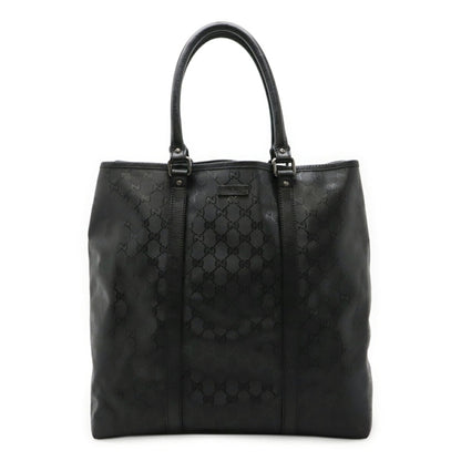 Gucci Black Leather Guccissima