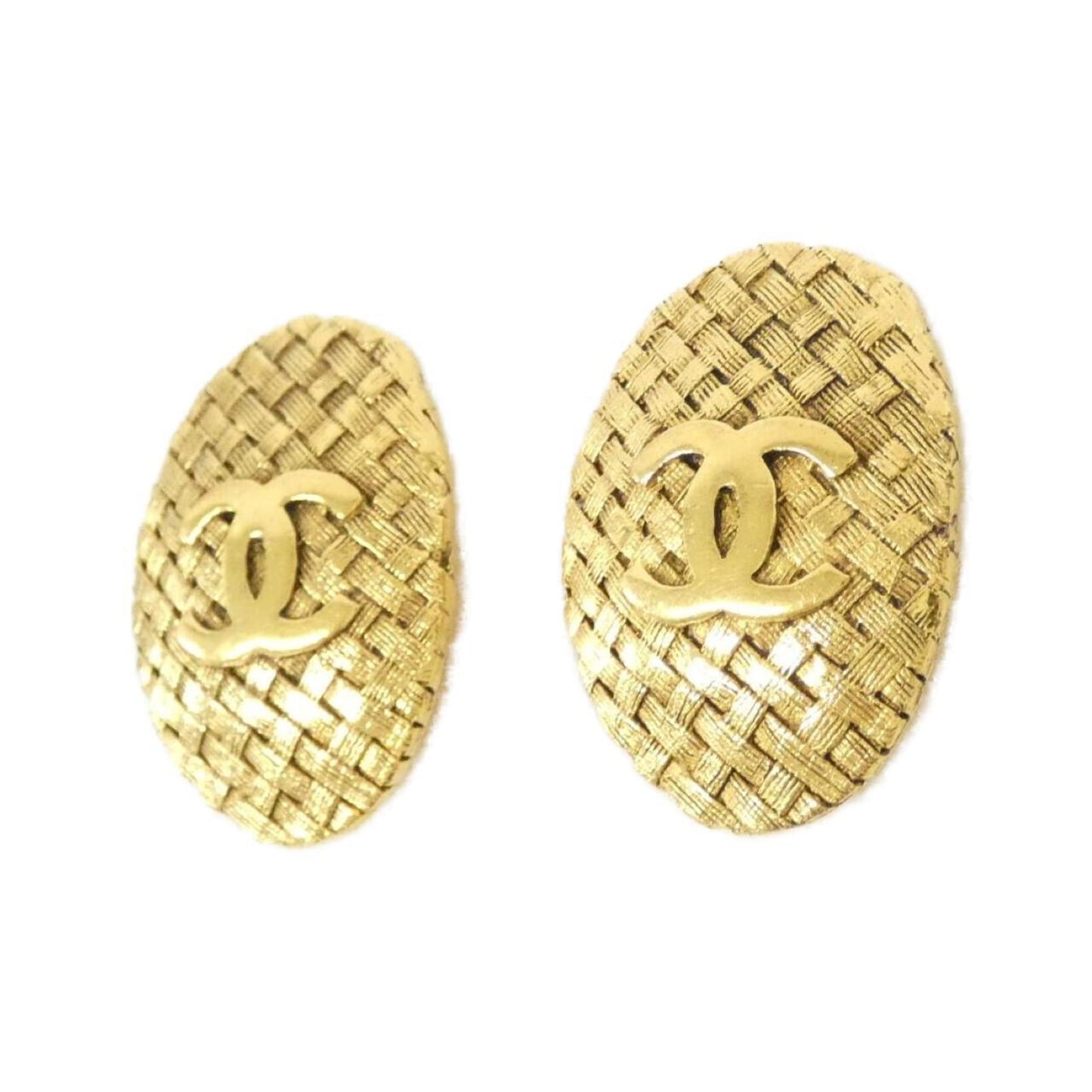 Chanel Gold Gold Plated Coco Mark