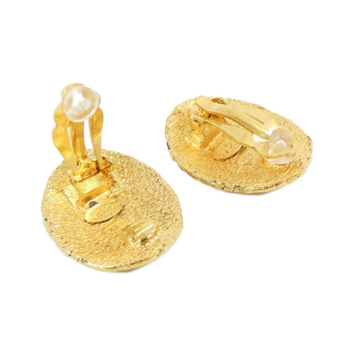 Chanel Gold Gold Plated Coco Mark