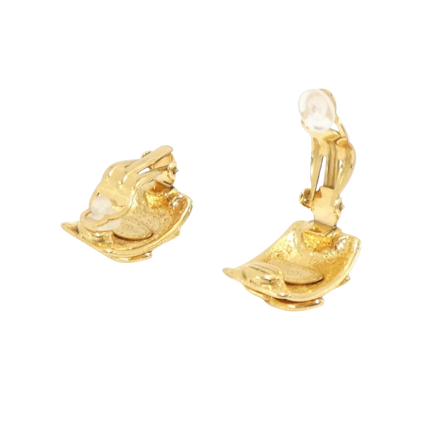 Chanel Gold Gold Plated Coco Mark
