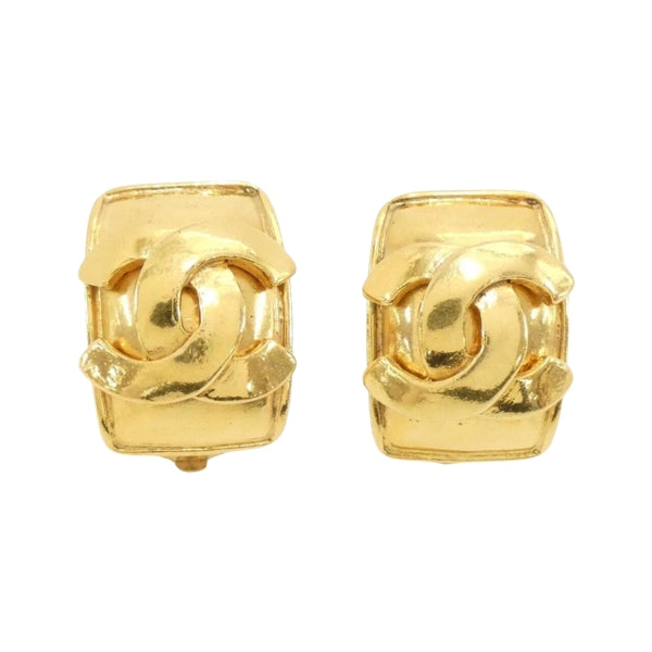 Chanel Gold Gold Plated Coco Mark