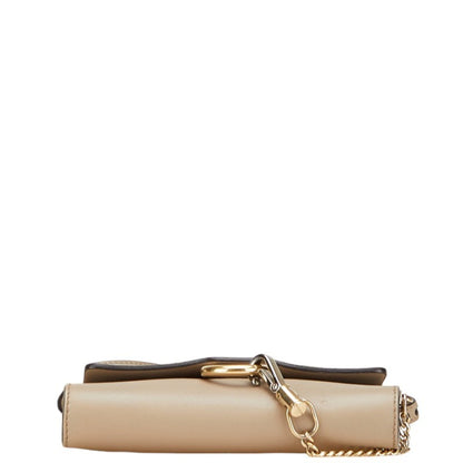 Chloé Gray Leather Faye