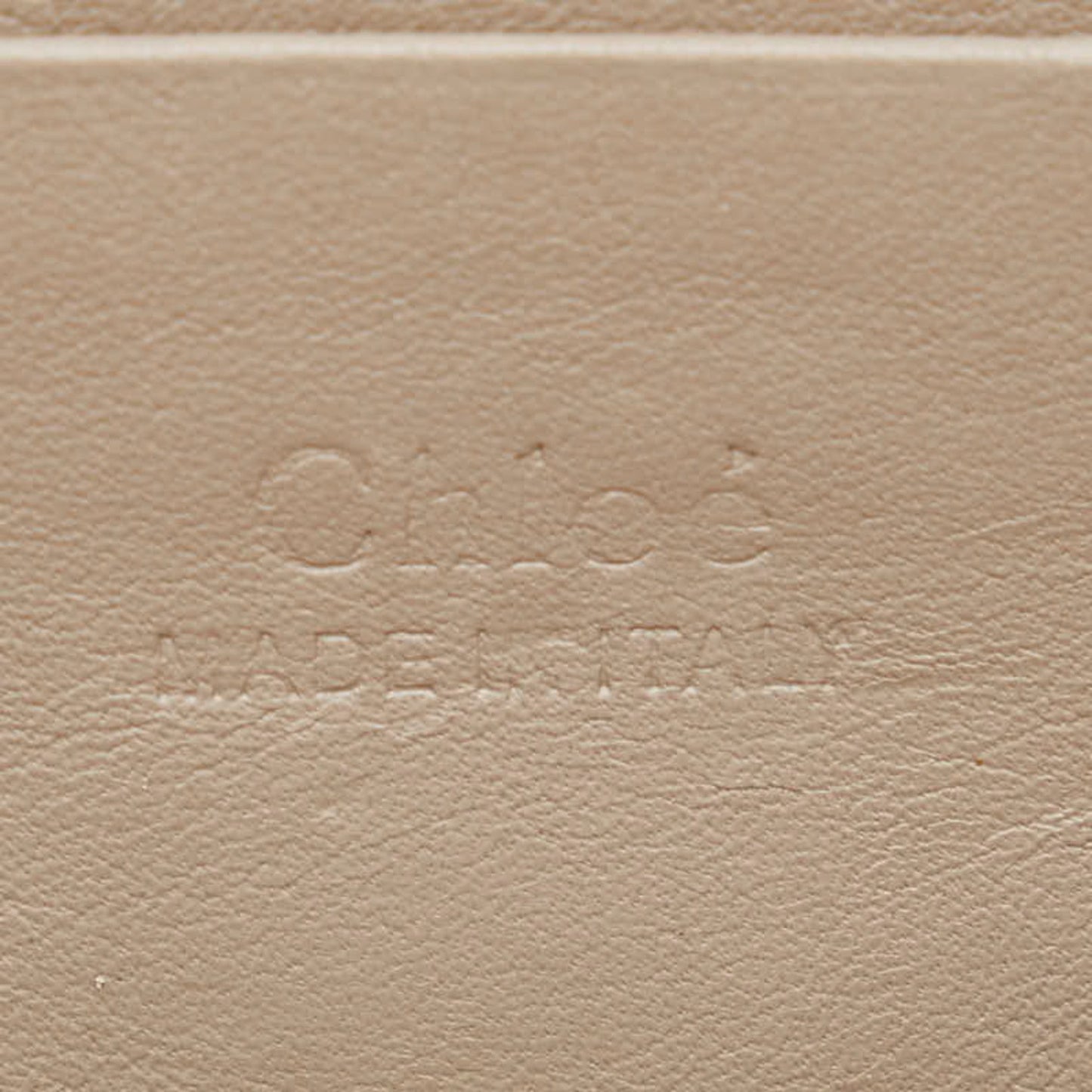 Chloé Gray Leather Faye