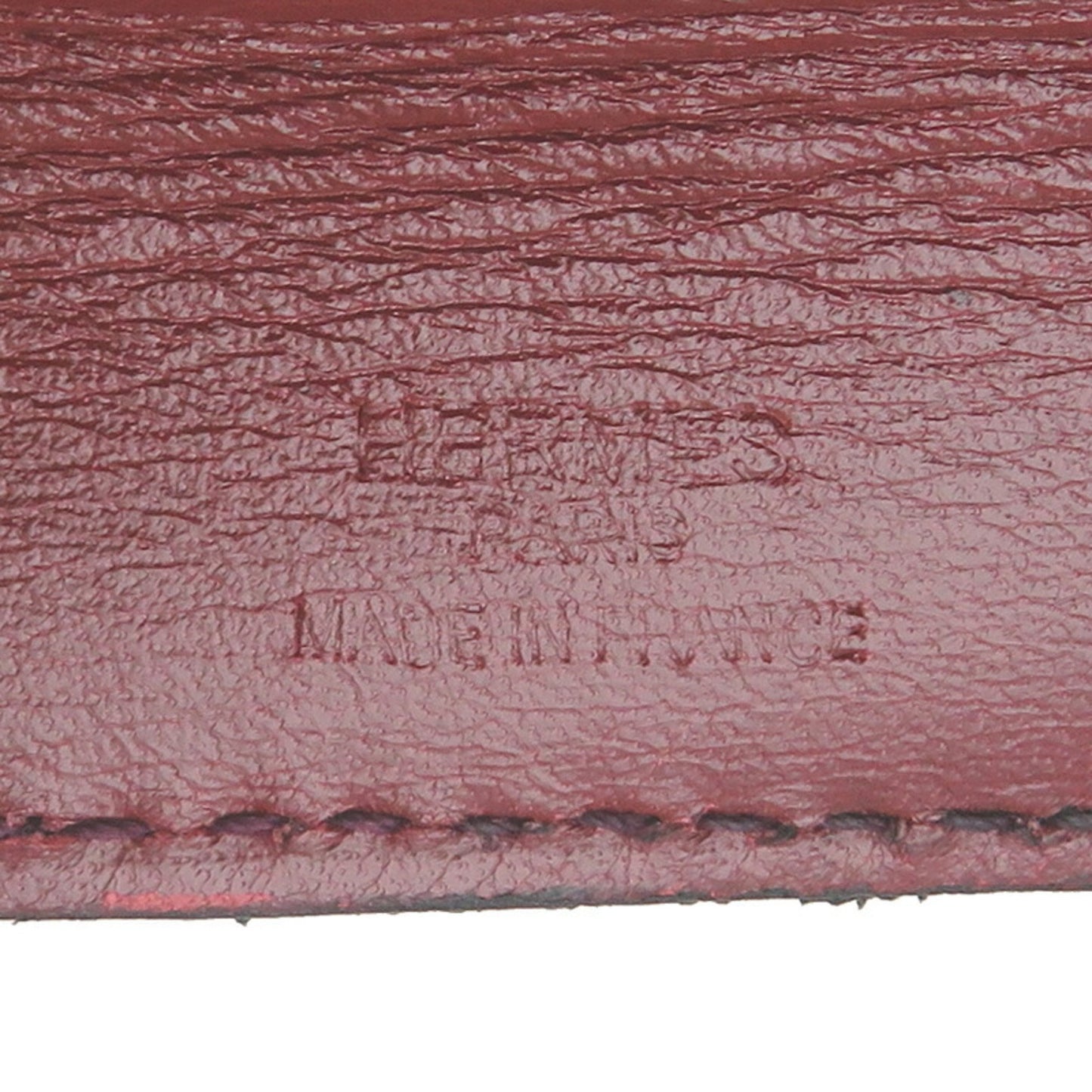 Hermès Red Leather Onimetou