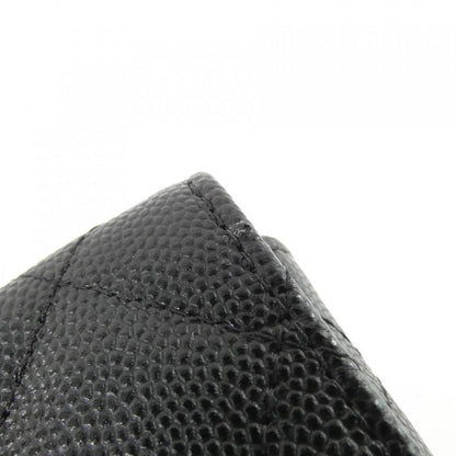 Chanel Black Leather Wallet On Chain