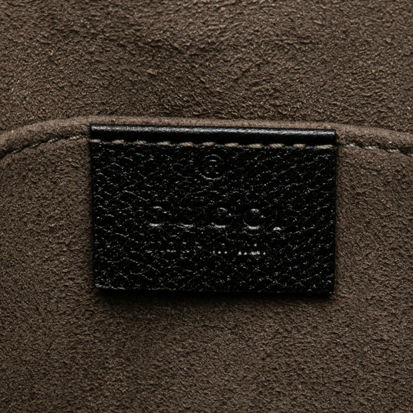 Gucci Black Leather Sherry