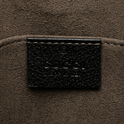 Gucci Black Leather Sherry
