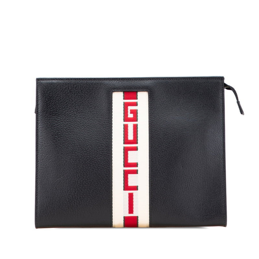 Gucci Black Leather Sherry