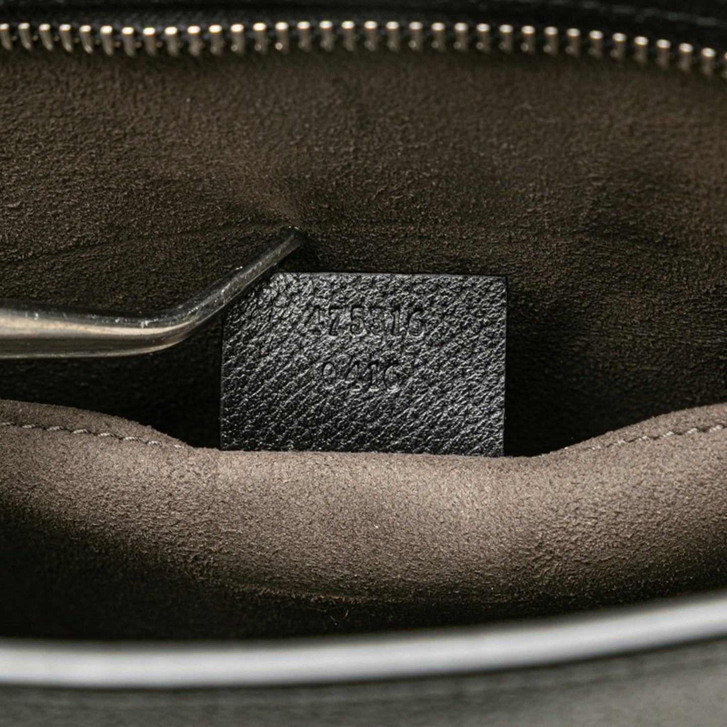 Gucci Black Leather Sherry