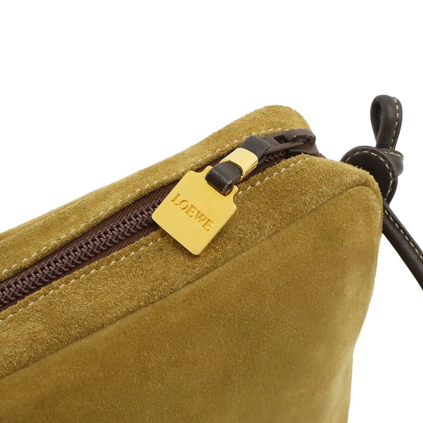 Loewe Brown Suede Amazona