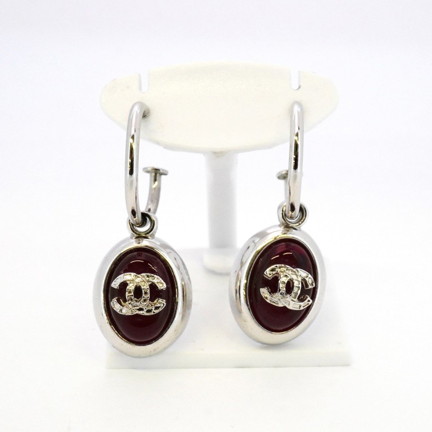 Chanel Silver Metal Coco Mark