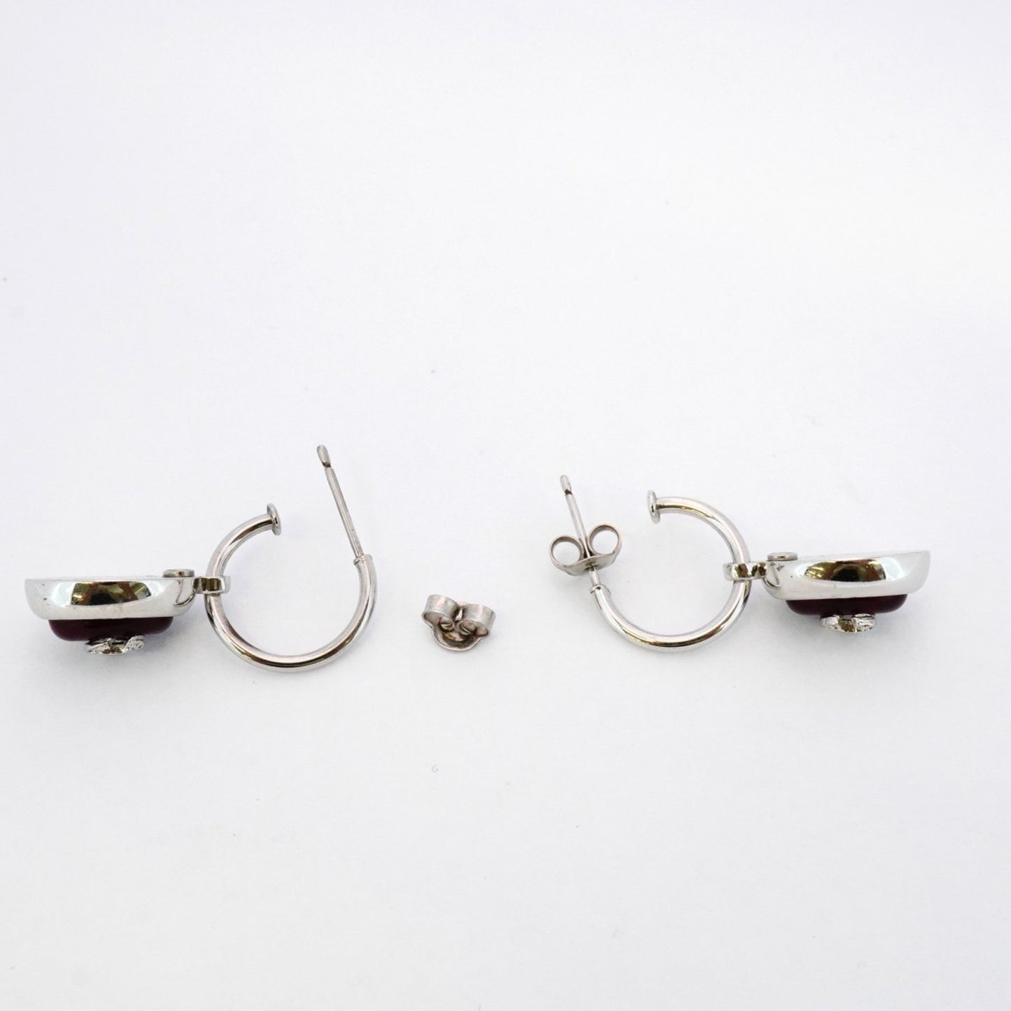 Chanel Silver Metal Coco Mark