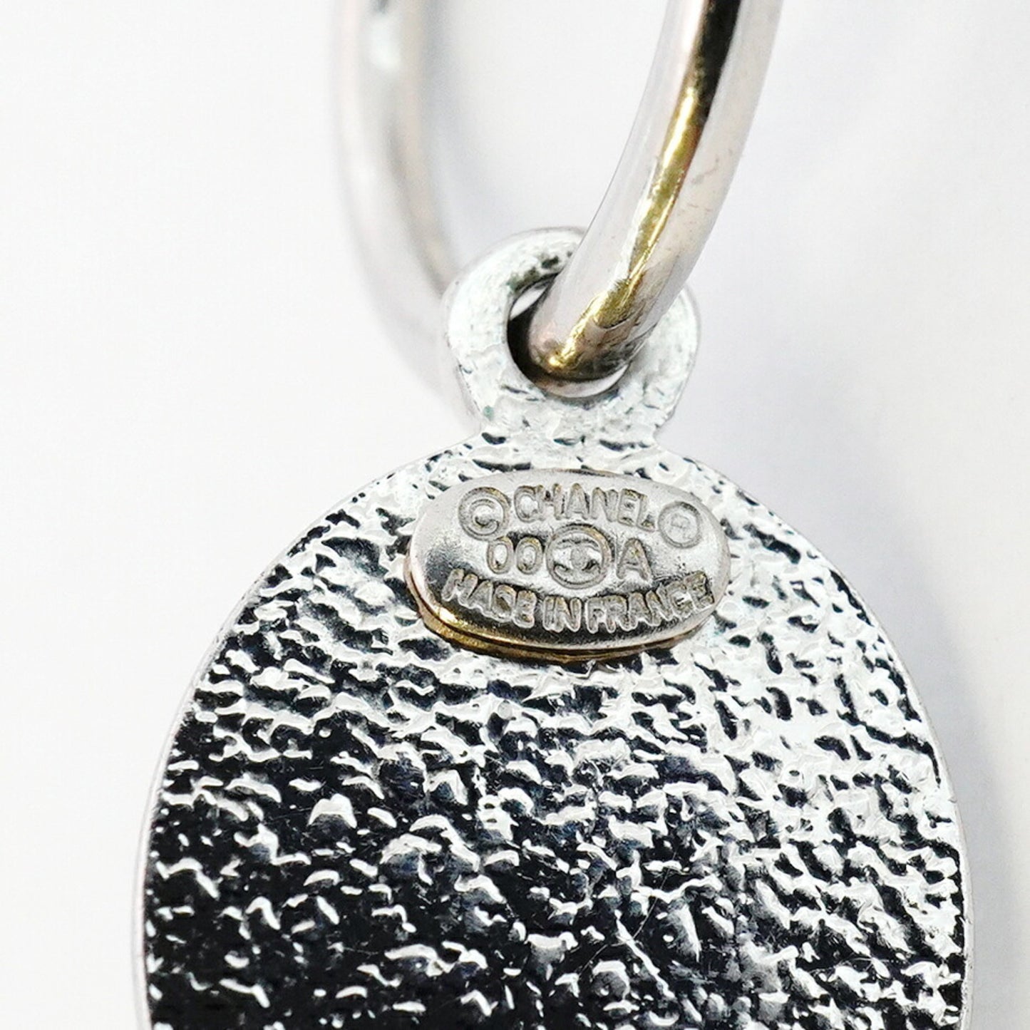 Chanel Silver Metal Coco Mark