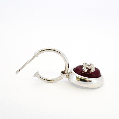 Chanel Silver Metal Coco Mark