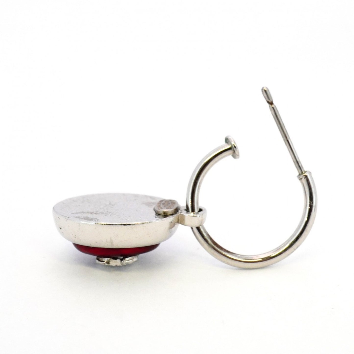 Chanel Silver Metal Coco Mark