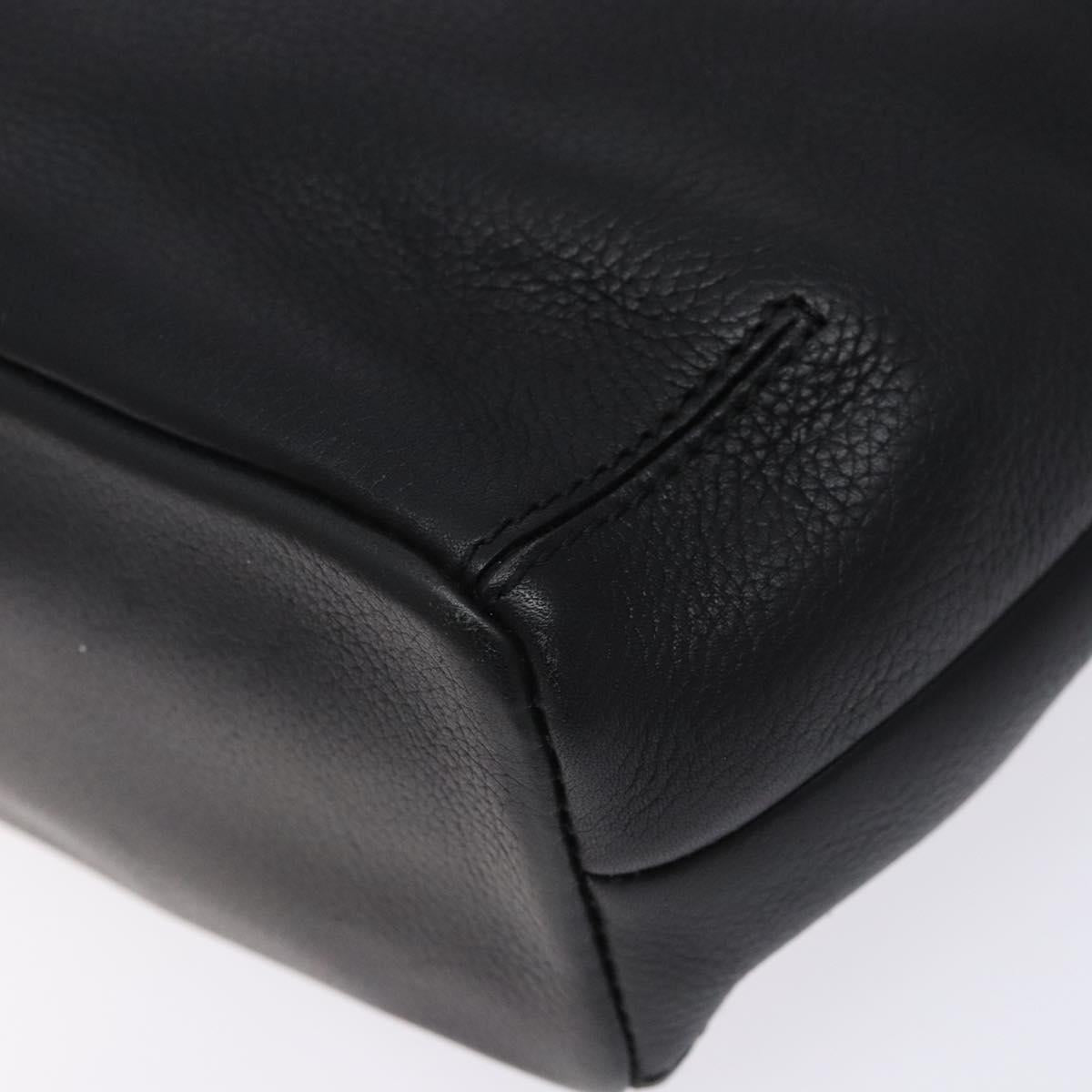 Loewe Black Leather Shoulder