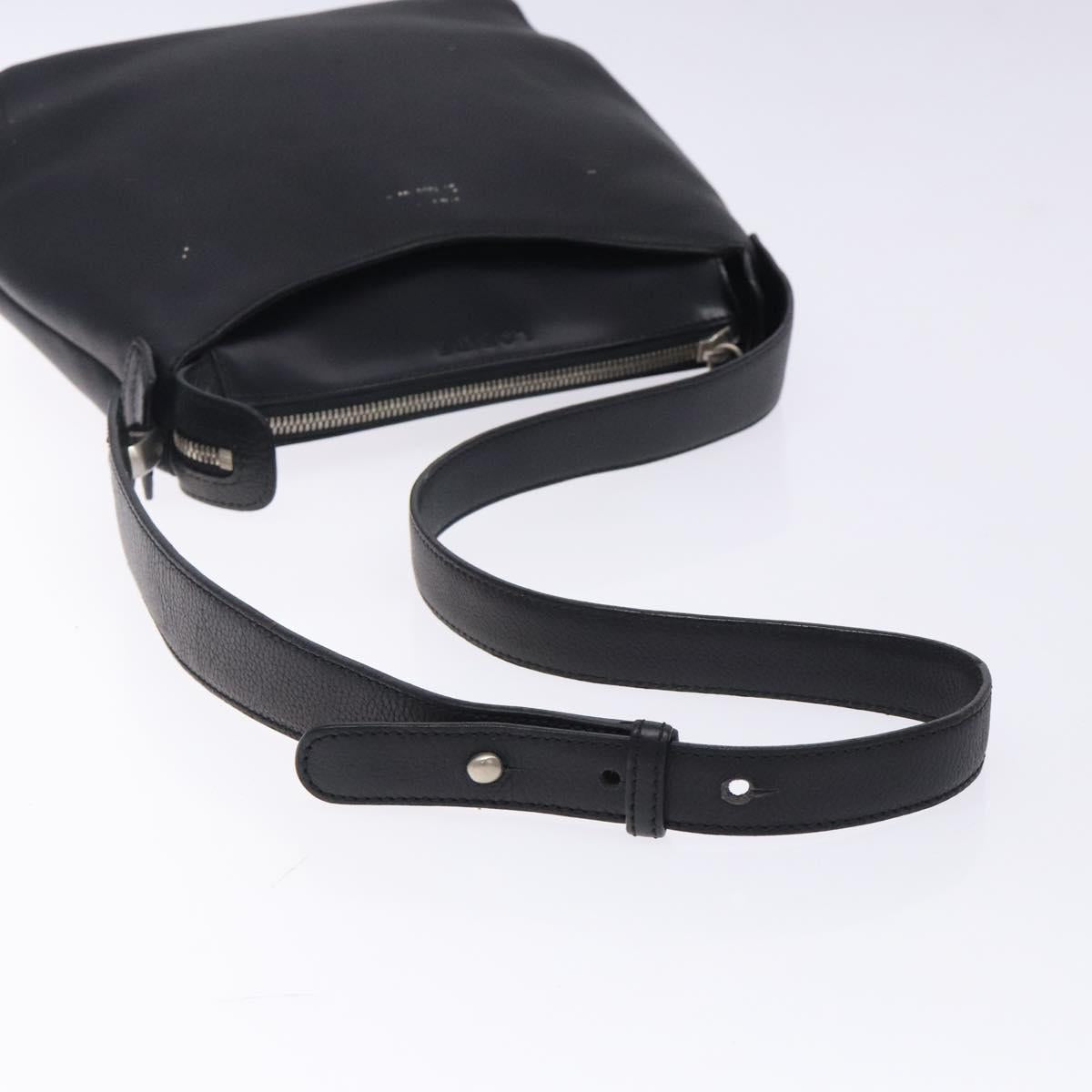 Loewe Black Leather Shoulder