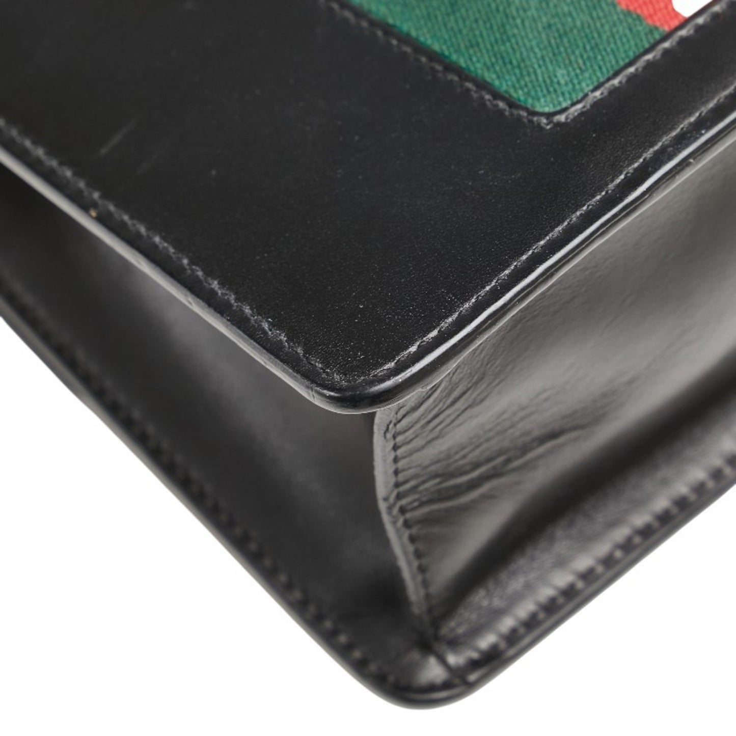 Gucci Black Leather Sylvie