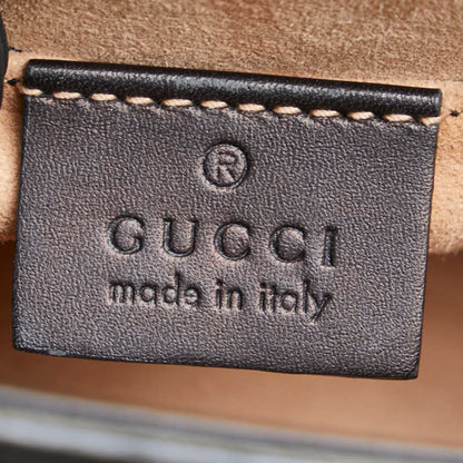 Gucci Black Leather Sylvie