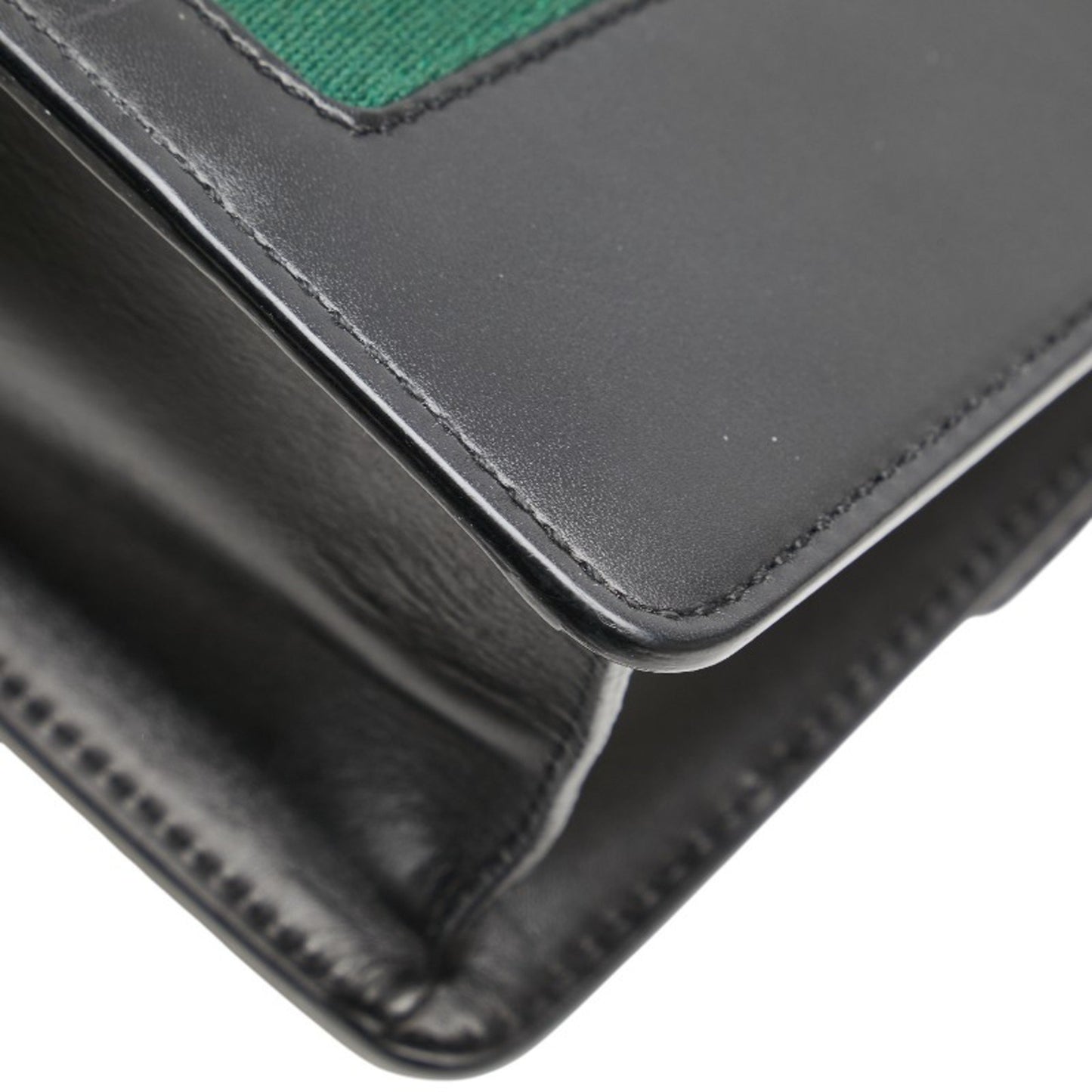 Gucci Black Leather Sylvie