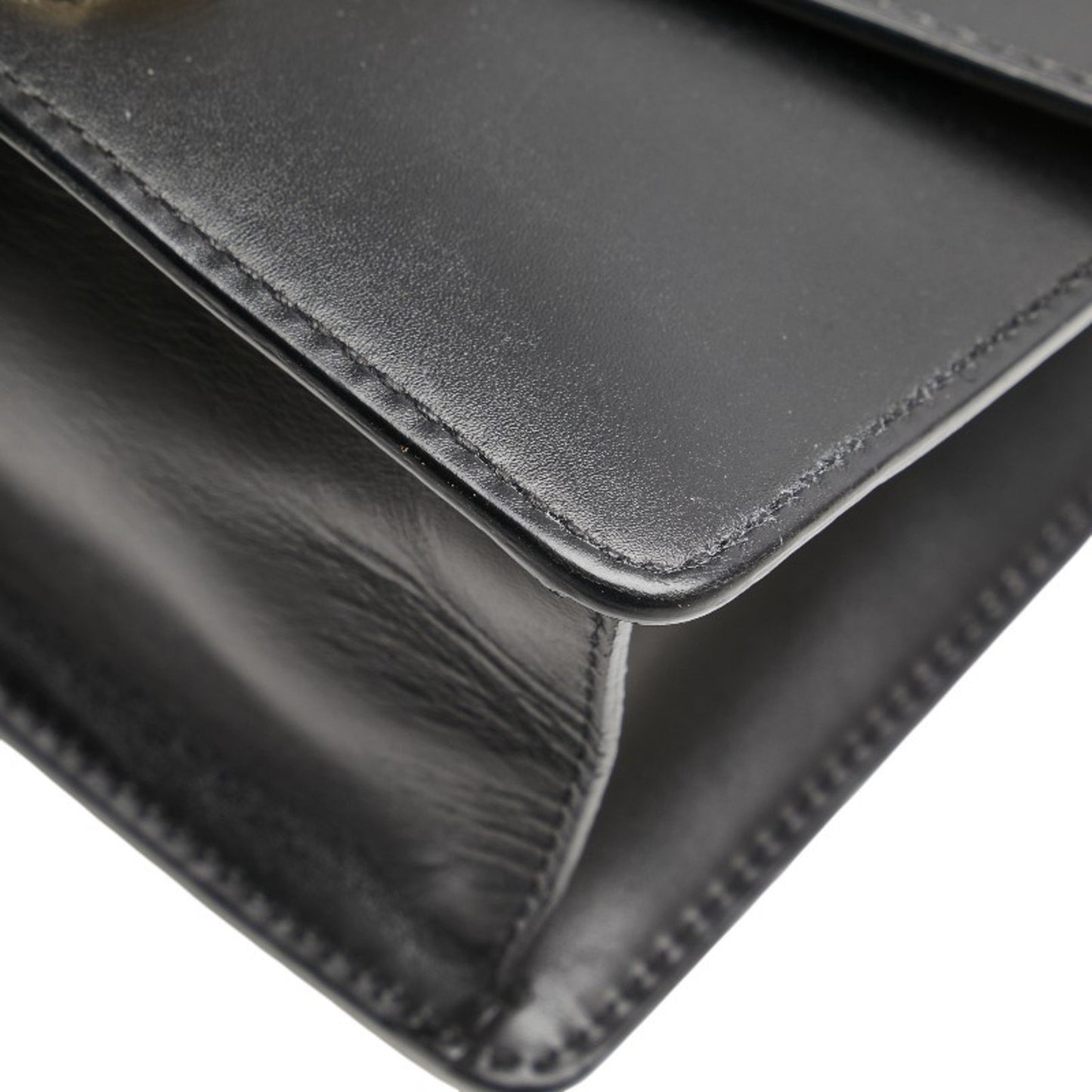 Gucci Black Leather Sylvie