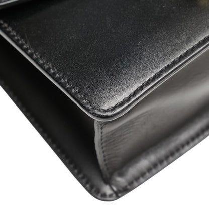 Gucci Black Leather Sylvie