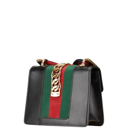 Gucci Black Leather Sylvie