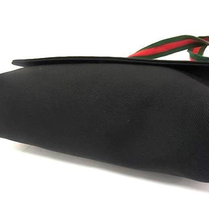 Gucci Black Canvas, Leather Sherry