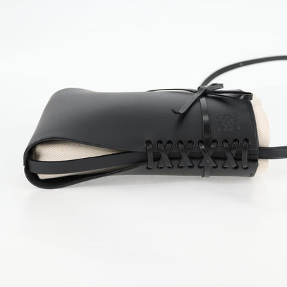 Loewe Black Leather Shoulder
