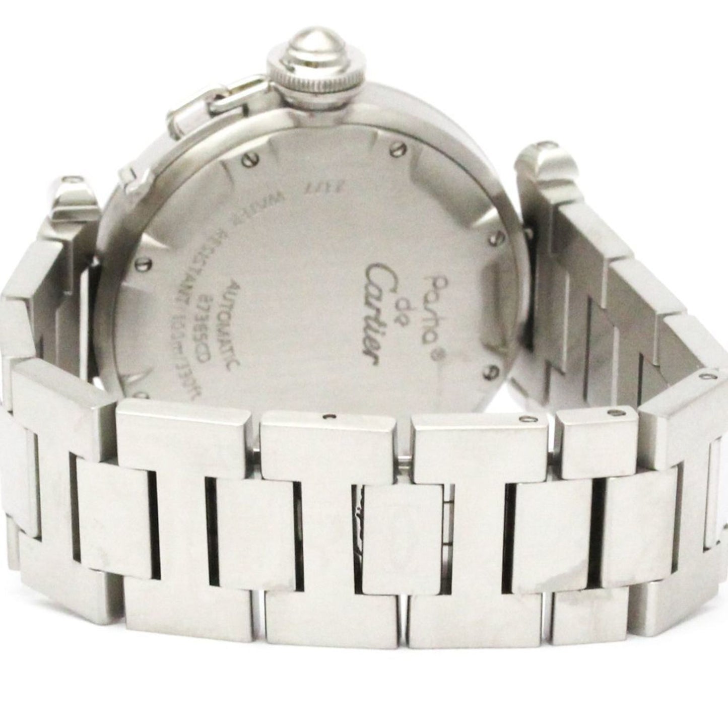 Cartier Silver Steel Pasha C
