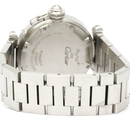 Cartier Silver Steel Pasha C