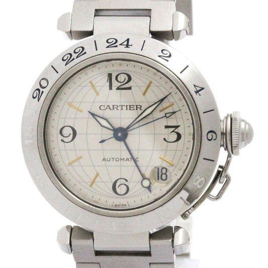 Cartier Silver Steel Pasha C