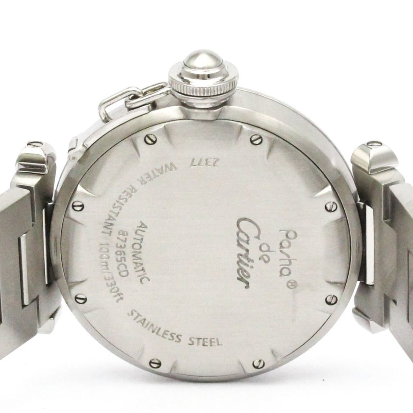 Cartier Silver Steel Pasha C