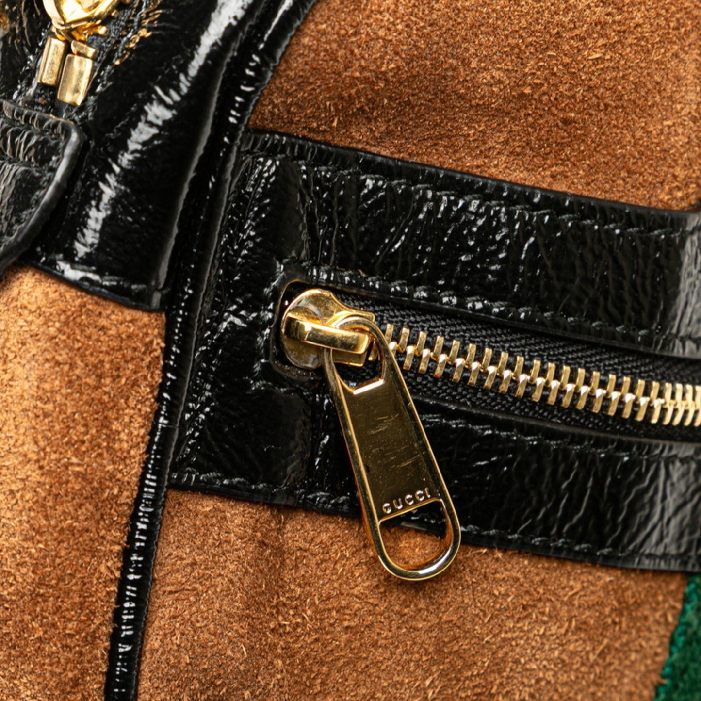 Gucci Brown Suede Ophidia